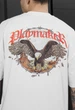 Футболка Чоловіча Стаф Біла З Принтом Оверсайз Staff Playmaker Oversize S (388987) - зображення 3