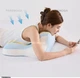 Ортопедична подушка Memory Foam 65×50×23 см для ніг та шиї – ергономічна, з ефектом пам'яті, рожева KT8001213 - зображення 4