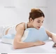 Ортопедична подушка Memory Foam 65×50×23 см для ніг та шиї – ергономічна, з ефектом пам'яті, рожева KT8001213 - зображення 8