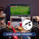 Конвертер SCART–HDMI 1080P з USB-кабелем, відео-аудіо адаптер для телевізора, проєктора, DVD, VHS і приставок - зображення 8