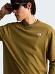 Футболка бавовняна довга чоловіча The North Face M Tnf Essential Simple Dome NF0A8EVW2EL S Гірчична (800070354819) - зображення 6