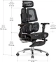Кресло Mealux S3 Air Plus Black (HF-S3 M/B) - изображение 2