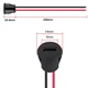 Набор разъемов USB Type-C с проводом для монтажа на панель (5 шт) - изображение 2
