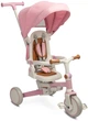 Rowerek trójkołowy Toyz Faro 3 w 1 Różowy (5908310397320) - obraz 1