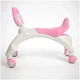 Ходунки-беговел BABY WALKER 4 колеса рожеві для малюків від 9 місяців з регульованою висотою та зручними ручками - зображення 3