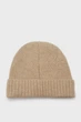 Чоловіча бежева вовняна шапка UNISEX. SHIELD WOOL BEANIE Gant OS 9910023 - изображение 2