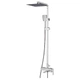 Душевая система Koer KB-56010-01 с тропическим душем, латунь, хром (KR3494) - изображение 1