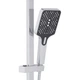 Душова система Q-tap Swan Cascada з тропічним душем, латунь, хром (QTSWA111CRM45566) - зображення 7