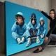 Інтер'єрна картина три мавпи «GANGSTER MONKEY 2.0» - для офісу - 40х60 см - изображение 4