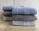 Набор турецких махровых полотенец Cestepe MicroCotton Premium 3 штуки 50x90 + 3 штуки 70х140 Nesha плотность 600 г/м2 - изображение 4