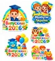 Календарь на магните, на 2026 и 2027 год , 5 штук , Выпускник детского сада, подарок для выпускников начальных классов школы и выпускников детского сада - изображение 2
