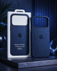 Чохол для iPhone 17 Pro Max TechWoven з тканини з MagSafe синій колір (101229) - зображення 1