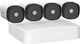 Zestaw do monitoringu Tenda K4P-4TR 4-kamery PoE (6932849438048) - obraz 1