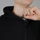 Кофта Slavni Biggie Pobedov мужская на молнии осенняя весенняя с капюшоном 2XL-3XL черная (26835) - изображение 3