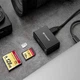 КардридерESCEND Cardreader TS-RDC8K2 3.1 Gen 1 Type-C Multi Card Черный - зображення 7