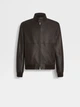 Куртка-бомбер чоловічий Zegna TF-NAPPA-BMBR-SLK-BLK-52 L коричневий - зображення 1