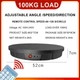 Поворотный стол для предметной съемки Puluz EDA002243902B 52 см с аккумулятором, нагрузка до 100 кг, пульт ДУ, черный - изображение 2