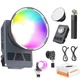 Портативне відеосвітло COB Mamen SL-PB100R 100W RGB LED COB з ручкою павербанк SL-PJ08 140W 27000mAh для професійної зйомки - зображення 5