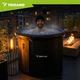 Зимняя бочка для моржевый Trizand 26799 200 л складная ледяная ванна с термоизоляцией + аксессуары - изображение 5
