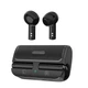 Бездротові Bluetooth навушники WUW R180 |TWS навушники, Bluetooth 5.3, 30/1500mAh, до 4 годин роботи, вбудований мікрофон, швидка зарядка, сенсорне керування, LED-індикатор рівня заряду| Чорний - зображення 1