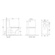 Унітаз-компакт підлоговий RIMLESS Білий Mixxus Premium Quadro MP6457 (00150308) - изображение 2