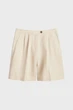 Жіночі бежеві лляні шорти TAILORED LINEN SHORTS Gant 32 4020123 - зображення 1