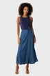 Жіноча темно-синя джинсова спідниця Denim wrap skirt Mexx 34 MF007400751W - изображение 3