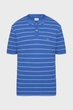 Чоловіче синє поло у смужку STRIPED Gant XXL 2014026 - изображение 1