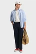 Чоловіче біле поло у смужку TEXTURE STRIPE Gant XXL 2014035 - изображение 3