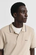 Чоловіче бежеве поло TIPPING SS PIQUE POLO Gant XL 2062034 - изображение 3