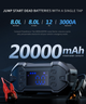 Портативное автомобильное зарядное устройство 3000 А с воздушным компрессором - изображение 7