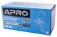 Краскопульт пневматический HVLP Apro 100 мл x 0.8 мм ВБ пластик - изображение 4