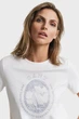 Жіноча біла футболка REG GRAPHIC Gant XS 4200590 - изображение 4