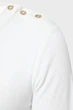 Жіноча біла футболка BUTTON T-SHIRT Gant S 4204219 - изображение 3