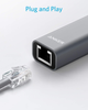 Мережевий адаптер Anker USB-C Gigabit Ethernet Adapter RJ45 1000mb/s - зображення 2