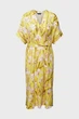 Жіноча жовта сукня з візерунком RELAXED IRIS PRINT CAFTAN Gant 40 4503242 - изображение 6