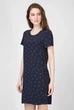 Жіноча темно-синя сукня з візерунком CLASSIC SHIFT MICRO PRINT Gant 34 4501069 - изображение 3