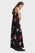 Жіноча чорна сукня з візерунком FLORAL PRINT HALTERNECK Gant 34 4503359 - изображение 3