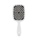 Гребінець для волосся Janeke Superbrush білий з чорним - изображение 2