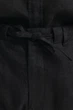 Чоловічі чорні лляні брюки RELAXED LINEN DS PANTS Gant S 1505272 - изображение 5