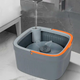 Комплект швабра с ведром для мытья полов Mop with bucket K10, с отжимом / Складная швабра - изображение 4