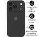 Чохол Silicone Premium case з захистом камери для iPhone 17 Pro Full Camera Protective black 6818 - изображение 1