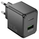 Сетевое зарядное устройство HOCO CS17A Wish QC3.0 22.5W (1USB-A) (Black) (250919) - изображение 6