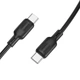 Дата кабель Borofone BX113 Lenny Type-C to Type-C 60W (2m) (Black) (251367) - изображение 4