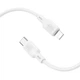 Дата кабель Borofone BX113 Lenny Type-C to Lightning 27W (1m) (White) (252009) - изображение 2