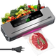 Вакуумный упаковщик для продуктов с LED-дисплеем и резаком, FKJ-5100 / Бытовой вакууматор / Машинка для вакуумной упаковки - изображение 1