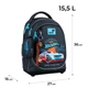 Шкільний набір 5 в 1 Kite Education Hot Wheels SET_HW26-724S (рюкзак, пенал, сумка, пляшечка, ланчбокс) - зображення 2