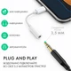 Адаптер Lightning - 3.5 mm Перехідник для навушників iPhone на AUX 3.5mm кабель на iPad для аудіо AUX Kayfovo AD - 10 - зображення 6