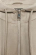 Бомбер зі штучної замші з капюшоном Zara 6318/240 L - изображение 8