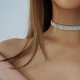 Чокер Колье в стразах Jeweston серебристый - изображение 5